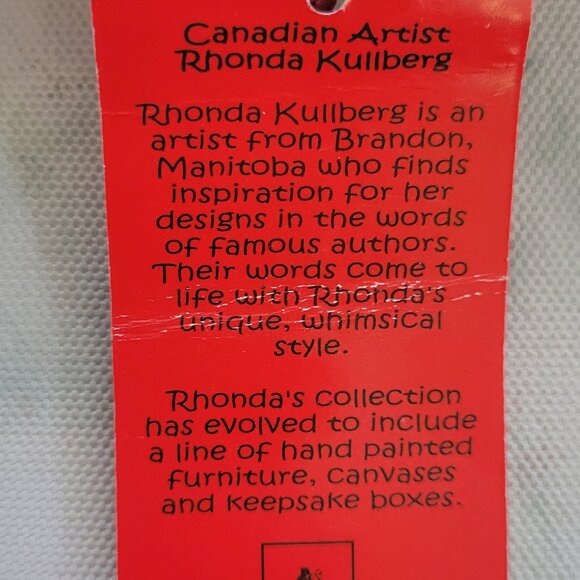 RHONDA KULLBERG Signed Hand Painted Inspirational Quotes Wall Art-Set of 3 - Picture 9 of 14